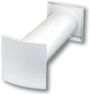 Marley Flachkanalsystem 150 Selbsttätige Verschlusskappe weiß (059365)
